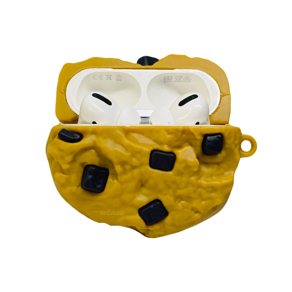 Design de biscoitos AirPods YamCase amarelo